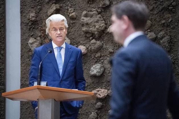 2022-09-21 10:35:36 THE HAGUE - Geert Wilders (PVV) during the first day of the General Political Reflections, the debate after the Speech from the Throne on Budget Day. During the debate, the main features of the budget of millions and the national budget were discussed. ANP BART MAAT netherlands out - belgium out *** 2022 09 21 10 35 36 THE HAGUE Geert Wilders PVV during the first day of the General Political Reflections, the debate after the Speech from the Throne on Budget Day During the debate, the main features of the budget of millions and the national budget were discussed ANP BART MAAT netherlands out belgium out  Copyright: xx x455112323x originalFilename: 455112323.jpg