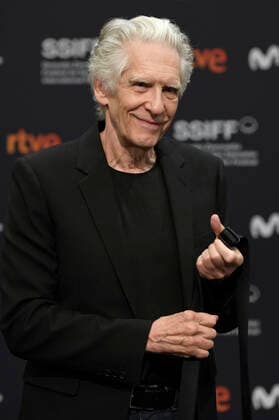 David Cronenberg at the press conference for the Donistia Award at the 70 International Film Festival San Sebastian Festival Internacional de Cine de San Sebastian at the Kursaal San Sebastian, 21 09 2022. Foto:xC.xNiehausx xFuturexImage