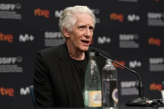 David Cronenberg at the press conference for the Donistia Award at the 70 International Film Festival San Sebastian Festival Internacional de Cine de San Sebastian at the Kursaal San Sebastian, 21 09 2022. Foto:xC.xNiehausx xFuturexImage