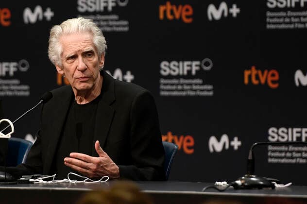 David Cronenberg at the press conference for the Donistia Award at the 70 International Film Festival San Sebastian Festival Internacional de Cine de San Sebastian at the Kursaal San Sebastian, 21 09 2022. Foto:xC.xNiehausx xFuturexImage