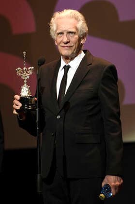 David Cronenberg receiving the Donostia Award for lifetime achievement at the 70 San Sebastian International Film Festival Festival Internacional de Cine de San Sebastian at the Victoria Eugenia San Sebastian Theater, 22 09 2022. Foto:xC.xNiehausx xFuturexImage