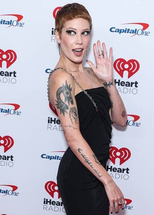 2022 iHeartRadio Music Festival - Night 2 - Press Room Halsey (Ashley Nicolette Frangipane) poses in the press room at the 2022 iHeartRadio Music Festival - Night 2 held at the T-Mobile Arena on September 24, 2022 in Las Vegas, Nevada, United States. T-Mobile Arena, Las Vegas, Nevada Nevada United States  Copyright: xImagexPressxAgencyx originalFilename: collin-2022ihea220925_npgrL.jpg
