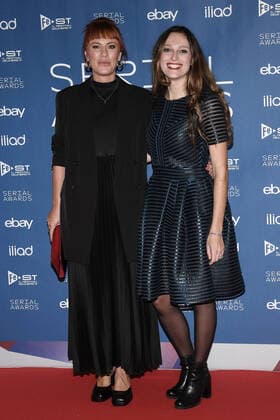 Db Milan 25 09 2022 red carpet ˜Serial Award™ photo Daniele Buffa Image in photo Francesca Fiore Sarah Malnerich