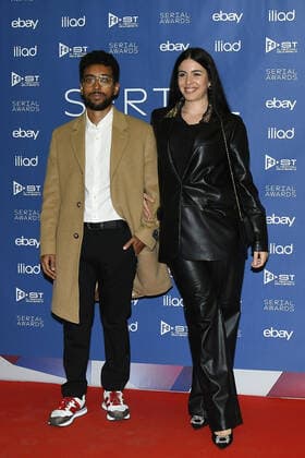 photo IPP Mario Romano Milan 25 9 2019 red carpet Serial Awards 2022 in the photo Raissa Russi and Mohamed Ismail Bayed Raissa and Momo Italy Photo Press World Copyright SERIAL AWARD  0