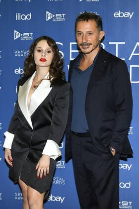 photo IPP Mario Romano Milan 25 9 2019 red carpet Serial Awards 2022 in the photo Arianna Becheroni and Michele Alhaique Italy Photo Press World Copyright SERIAL AWARD  0