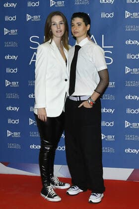 photo IPP Mario Romano Milan 25 9 2019 red carpet Serial Awards 2022 in the photo Stacey Woodfield and Charlie Moon Elena Valicce Italy Photo Press World Copyright SERIAL AWARD  0
