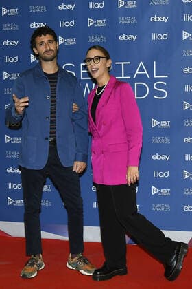 photo IPP Mario Romano Milan 25 9 2019 red carpet Serial Awards 2022 in the photo Edoardo Ferrario and Aurora Leone The Jackal Italy Photo Press World Copyright SERIAL AWARD  0