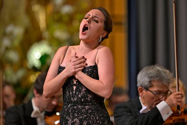 25 09 2022, International Classical Festival Festival of Nations 2022 at the Kurhaus Bad Wörishofen in Unterallgäu, gala concert with singer Emily Pogorelc soprano , 25 09 2022, Classical Festival Bad Wörishofen 25 09 2022, Classical Festival Bad Wörishofen