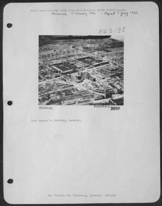 Bomb Damage In Nurnberg, Germany. Copyright: xpiemagsx nagerbompie16092022-347 !ACHTUNG AUFNAHMEDATUM GESCHÄTZT!