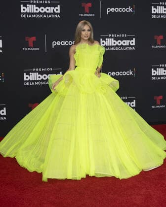 Andrea Meza arrives on the red carpet at the 2022 Latin Billboard Music Awards at the University of Miami, Watsco Center, Thursday, September 29, 2022 in Coral Gables, Florida. 1 MIA20220929119 GARYxIxROTHSTEIN