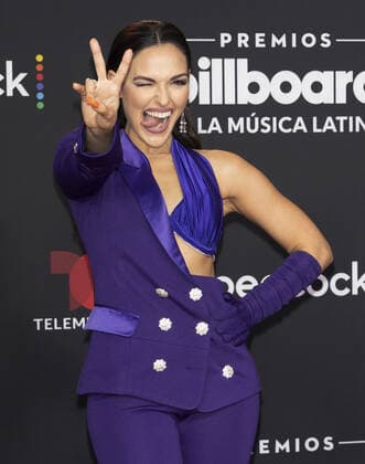 Fefi Oliveira arrives on the red carpet at the 2022 Latin Billboard Music Awards at the University of Miami, Watsco Center, Thursday, September 29, 2022 in Coral Gables, Florida. 1 MIA20220929135 GARYxIxROTHSTEIN