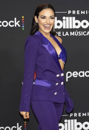 Fefi Oliveira arrives on the red carpet at the 2022 Latin Billboard Music Awards at the University of Miami, Watsco Center, Thursday, September 29, 2022 in Coral Gables, Florida. 1 MIA20220929139 GARYxIxROTHSTEIN