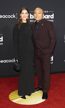 Dana Droppo and Mike Van arrive on the red carpet at the 2022 Latin Billboard Music Awards at the University of Miami, Watsco Center, Thursday, September 29, 2022 in Coral Gables, Florida. 1 MIA20220929124 GARYxIxROTHSTEIN