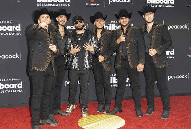 Calibre 50 arrives on the red carpet at the 2022 Latin Billboard Music Awards at the University of Miami, Watsco Center, Thursday, September 29, 2022 in Coral Gables, Florida. 1 MIA20220929187 GARYxIxROTHSTEIN