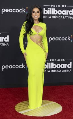 Entertainment Bilder des Tages Becky G arrives on the red carpet at the 2022 Latin Billboard Music Awards at the University of Miami, Watsco Center, Thursday, September 29, 2022 in Coral Gables, Florida. 1 MIA20220929170 GARYxIxROTHSTEIN