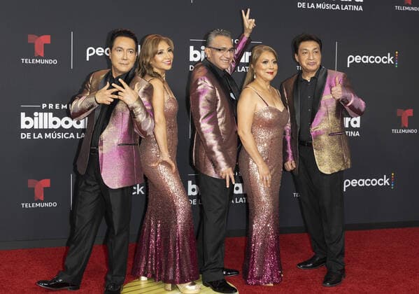 Los Angeles Azules arrives on the red carpet at the 2022 Latin Billboard Music Awards at the University of Miami, Watsco Center, Thursday, September 29, 2022 in Coral Gables, Florida. 1 MIA20220929159 GARYxIxROTHSTEIN