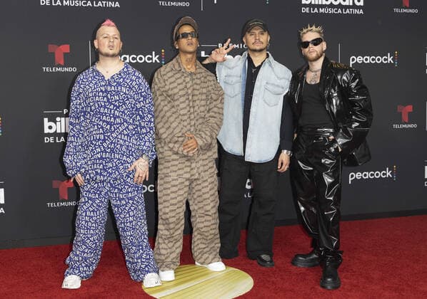 Piso 21 arrives on the red carpet at the 2022 Latin Billboard Music Awards at the University of Miami, Watsco Center, Thursday, September 29, 2022 in Coral Gables, Florida. 1 MIA20220929161 GARYxIxROTHSTEIN