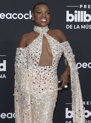 Chiky Bombom arrives on the red carpet at the 2022 Latin Billboard Music Awards at the University of Miami, Watsco Center, Thursday, September 29, 2022 in Coral Gables, Florida. 1 MIA20220929163 GARYxIxROTHSTEIN