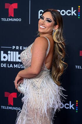 Singer and blogger Candy Lover poses upon her arrival at the red carpet of the Billboard Latin Music Awards, at the Watsco Center in Coral Gables, Florida, USA, 29 September 2022. Luxury brands and haute couture houses abounded on the varied red carpet of the 2022 edition of the Billboard Latin Music Awards, in which the most striking thing was the absence of the artists with the most nominations. 2022 Billboard Latin Music Awards Red Carpet !ACHTUNG: NUR REDAKTIONELLE NUTZUNG!  Copyright: xGiorgioxVierax USA645 20220930-f6c1aa226b9d0543613de6071019b4b0ac6a2023