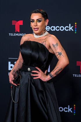 Mexican tiktoker Kunno poses upon her arrival at the red carpet of the Billboard Latin Music Awards, at the Watsco Center in Coral Gables, Florida, USA, 29 September 2022. Luxury brands and haute couture houses abounded on the varied red carpet of the 2022 edition of the Billboard Latin Music Awards, in which the most striking thing was the absence of the artists with the most nominations. 2022 Billboard Latin Music Awards Red Carpet !ACHTUNG: NUR REDAKTIONELLE NUTZUNG!  Copyright: xGiorgioxVierax USA648 20220930-85516cf4f26c61433aefc850adabc40069c97d46