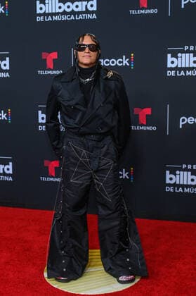 Puerto Rican singer Elvis Crespo poses upon his arrival at the red carpet of the Billboard Latin Music Awards, at the Watsco Center in Coral Gables, Florida, USA, 29 September 2022. Luxury brands and haute couture houses abounded on the varied red carpet of the 2022 edition of the Billboard Latin Music Awards, in which the most striking thing was the absence of the artists with the most nominations. 2022 Billboard Latin Music Awards Red Carpet !ACHTUNG: NUR REDAKTIONELLE NUTZUNG!  Copyright: xGiorgioxVierax USA653 20220930-727a0972dedd1fed5d8dc14f40e49bfa961874e1