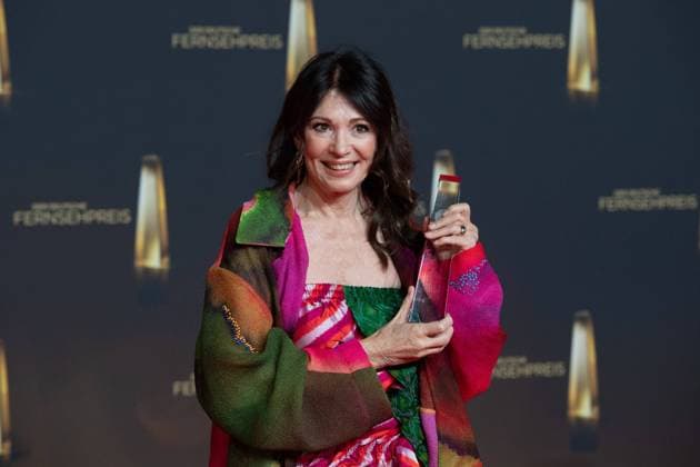 Iris BERBEN, actress, receives the German Television Award for her lifes work Presentation of the German Television Award, The German Television Award 2022, German Television Award 2022 in Cologne, on 14 09 2022