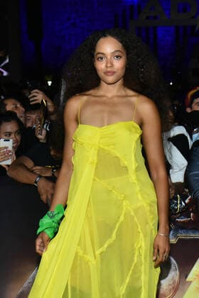 October 3, 2022, Mexico City, Mexico: Actress Quintessa Swindell attends the Back carpet of Black Adam fan event at Diego Rivera Museum. on October 3, 2022 in Mexico City, Mexico. Mexico City Mexico - ZUMAe321 20221003_zia_e321_071 Copyright: xCarlosxTischlerxEyepixxGroupx