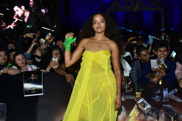 October 3, 2022, Mexico City, Mexico: Actress Quintessa Swindell attends the Back carpet of Black Adam fan event at Diego Rivera Museum. on October 3, 2022 in Mexico City, Mexico. Mexico City Mexico - ZUMAe321 20221003_zia_e321_072 Copyright: xCarlosxTischlerxEyepixxGroupx
