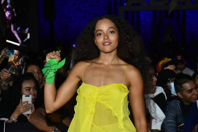 October 3, 2022, Mexico City, Mexico: Actress Quintessa Swindell attends the Back carpet of Black Adam fan event at Diego Rivera Museum. on October 3, 2022 in Mexico City, Mexico. Mexico City Mexico - ZUMAe321 20221003_zia_e321_073 Copyright: xCarlosxTischlerxEyepixxGroupx