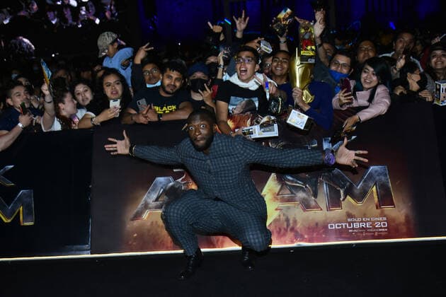 October 3, 2022, Mexico City, Mexico: Actor Aldis Hodge attends the Back carpet of Black Adam fan event at Diego Rivera Museum. on October 3, 2022 in Mexico City, Mexico. Mexico City Mexico - ZUMAe321 20221003_zia_e321_092 Copyright: xCarlosxTischlerxEyepixxGroupx
