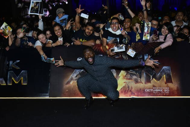 October 3, 2022, Mexico City, Mexico: Actor Aldis Hodge attends the Back carpet of Black Adam fan event at Diego Rivera Museum. on October 3, 2022 in Mexico City, Mexico. Mexico City Mexico - ZUMAe321 20221003_zia_e321_093 Copyright: xCarlosxTischlerxEyepixxGroupx