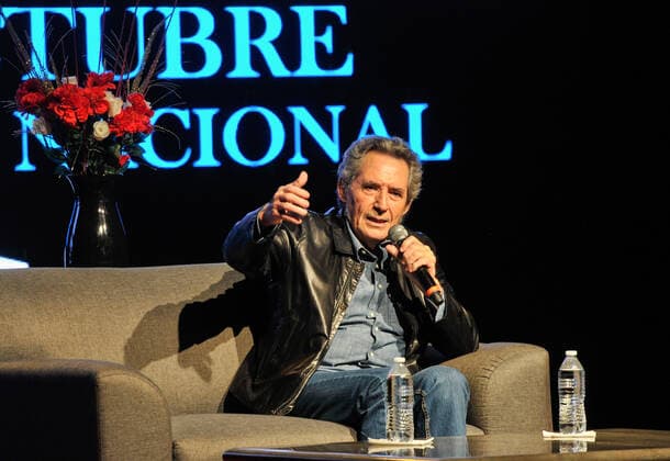 October 4, 2022, Mexico City, Mexico: Spanish singer Miguel Rios attends The Miguel Rios and The Black Betty Trio Mexico City tour press conference at National Auditorium. on October 4, 2022 in Mexico City, Mexico. Mexico City Mexico - ZUMAe321 20221004_zia_e321_008 Copyright: xGinareEyepixxGroupx