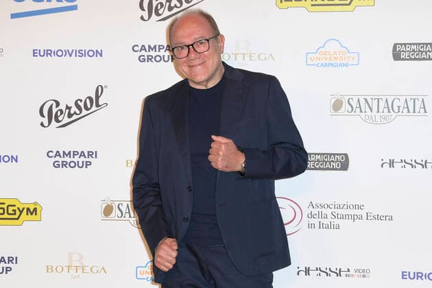 October 4, 2022, Rome, Italy: Carlo Verdone attends at the red carpet of the Globo d oro award 2022 at the Auditorium Parco Della Musica. Rome Italy - ZUMAs197 20221004_zaa_s197_405 Copyright: xCartellixMariox