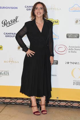October 4, 2022, Rome, Italy: Anna Ferraioli Ravel attends at the red carpet of the Globo d oro award 2022 at the Auditorium Parco Della Musica. Rome Italy - ZUMAs197 20221004_zaa_s197_435 Copyright: xCartellixMariox