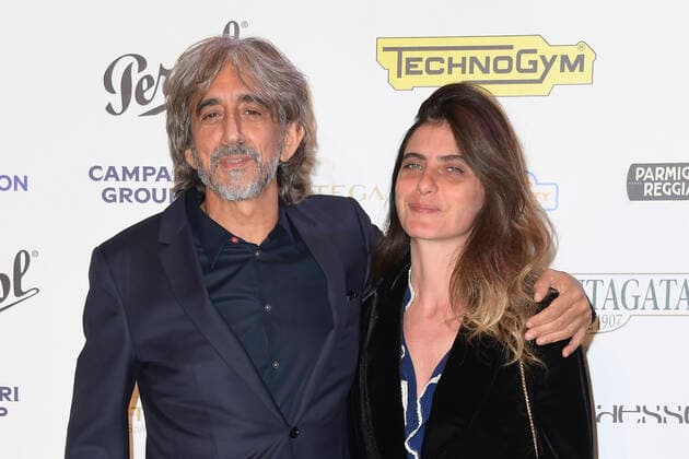 October 4, 2022, Rome, Italy: Sergio Rubini (left) and Carla Cavalluzzi (right) attend at the red carpet of the Globo d oro award 2022 at the Auditorium Parco Della Musica. Rome Italy - ZUMAs197 20221004_zaa_s197_452 Copyright: xCartellixMariox