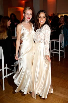 Kim Sarah Brandts and Nandini Mitra at the 11 EMOTION Award 2022 ceremony at Curio Haus Hamburg, 05 10 2022. Foto:xC.xTamckex xFuturexImage