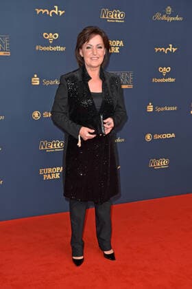 Ute Freudenberg at the GOLDENE HENNE 2022 in the Media City in Leipzig on 07 10 2022 red carpet