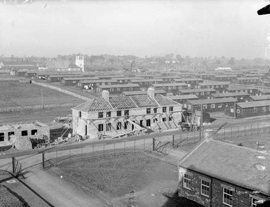 Ministry of Information First World War Official Collection General view of the Gretna munition township Copyright: xpiemagsx minofinfopieww04102022-1088 !ACHTUNG AUFNAHMEDATUM GESCHÄTZT!