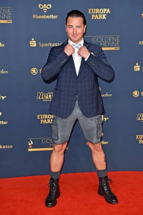 Andreas Gabalier at the GOLDENE HENNE 2022 in the Media City in Leipzig on 07 01 2022 red carpet