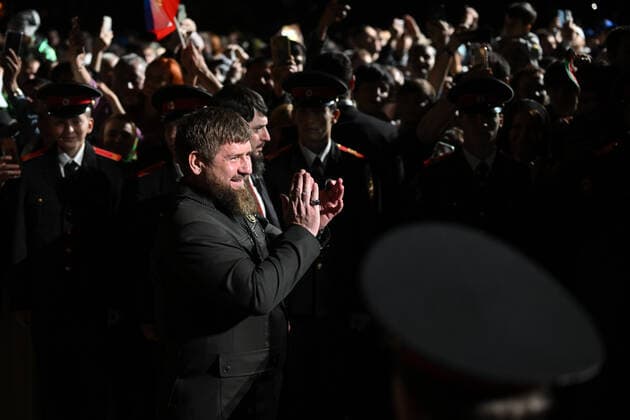 Russia Putin Anniversary Celebration 8291753 07.10.2022 Head of Chechnya Ramzan Kadyrov attends a concert marking the 70th anniversary of Russian President Vladimir Putin, in Grozny, Chechen Republic, Russia. Vladimir Astapkovich Sputnik Grozny Russia  Copyright: xVladimirxAstapkovichx