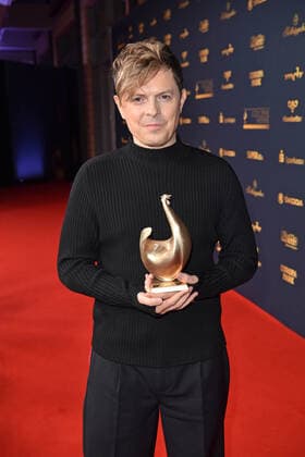 Michael Patrick Kelly at the GOLDENE HENNE 2022 in the Media City in Leipzig on 07 10 2022 Award winner