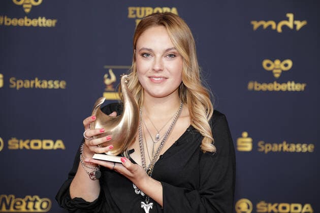 Award winner Sophia at the award ceremony The Golden Hen on 7 10 2022 in Leipzig The Golden Hen 2022 award ceremony in Leipzig Award winners Winners