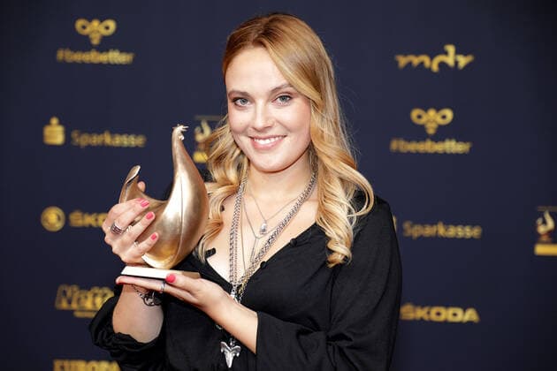 Award winner Sophia at the award ceremony The Golden Hen on 7 10 2022 in Leipzig The Golden Hen 2022 award ceremony in Leipzig Award winners Winners