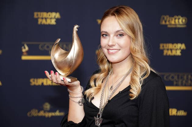 Award winner Sophia at the award ceremony The Golden Hen on 7 10 2022 in Leipzig The Golden Hen 2022 award ceremony in Leipzig Award winners Winners