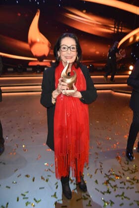Nana Mouskouri at the GOLDENE HENNE 2022 in the Media City in Leipzig on 07 10 2022 Aftershowparty