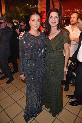 Arzu Bazman, Claudia Wenzel at the GOLDENE HENNE 2022 in the Media City in Leipzig on 07 10 2022 Aftershowparty