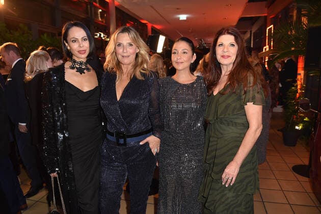 Natalia Klitschko, Kim Fisher, Arzu Bazman, Claudia Wenzel at the GOLDENE HENNE 2022 in the Media City in Leipzig on 07 10 2022 Aftershowparty