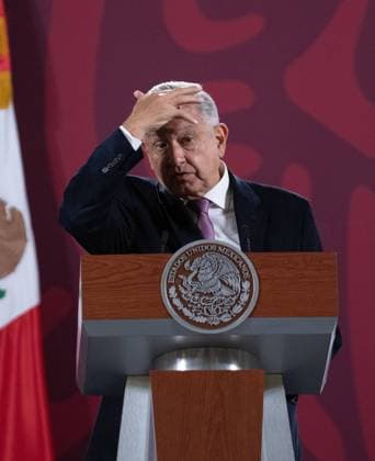 Octuber 7, 2022. Mexico City, Mexico. This morning, Mexican President Andro s Manuel LoÂ³pez Obrador speaks during the daily morning news conference at national palace. On October 7, 2022 in Mexico City, Mexico. Mexico City Mexico - ZUMAe321 20221007_zia_e321_030 Copyright: xAlexxDalton xEyepixxGroupx