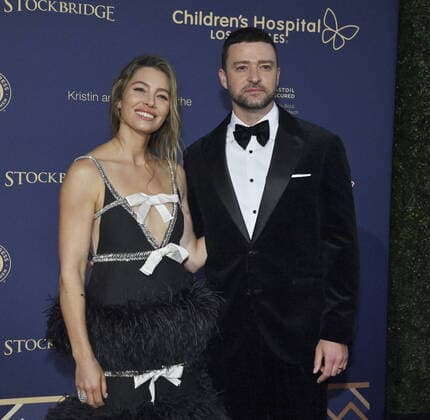 Jessica Biel and Justin Timberlake attend the Children s Hospital Los Angeles CHLA gala at Barker Hangar in Santa Monica, California on Saturday, October 8, 2022. Hosted by actor Chris Pine and his father, actor Robert Pine, the evening featured a live performance by Timberlake and paid tribute to the hospital s frontline clinical team members and philanthropists who help CHLA fulfill its mission of creating hope and building healthier futures for children. 1 LAP2022100830 JIMxRUYMEN