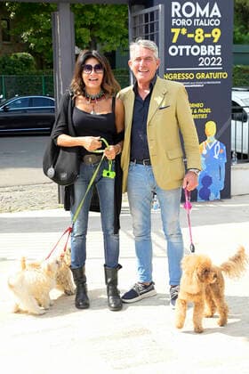 Nadia Bengala with husband Alessandro Stocchi at the Tennis Friends Event at Foro Italico Rome, 08 10 2022 Foto:xA.xM.xTinghinox xFuturexImage